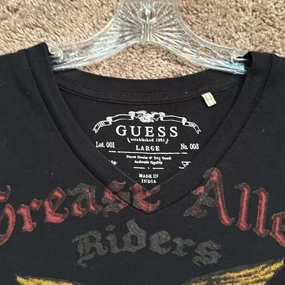 Black guess crew neck t-shirt - Picture 5 of 5